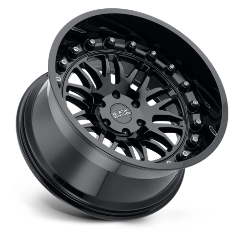 Black Rhino FURY GLOSS BLACK Alloy Wheel - 20X11.5 - 5X127 - CB: 71.5 - ET-44