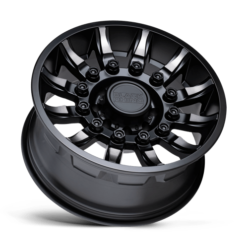 Black Rhino MISSION MATTE BLACK W/ MACHINED TINTED SPOKES Alloy Wheel - 20X11.5 - 8X180 - CB: 125.1 - ET-44