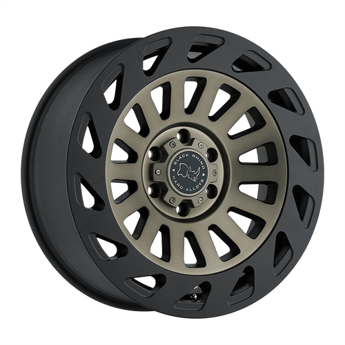 Black Rhino MADNESS DARK TINT MACHINE FACE W/ MATTE BLACK LIP Alloy Wheel - 20X9 - 5X139.7 - CB: 78.1 - ET0