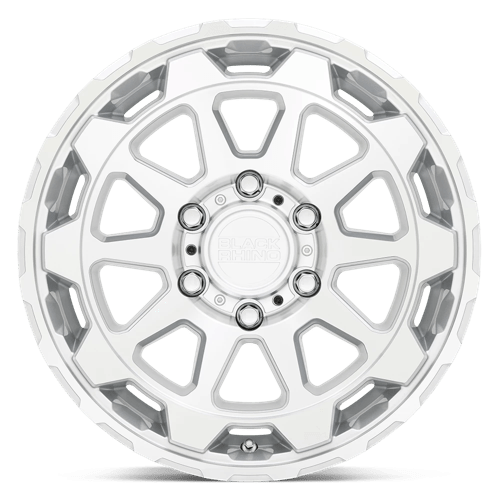 Black Rhino ROTOR GLOSS SILVER WITH MIRROR CUT FACE Alloy Wheel - 20X9 - 5X127 - CB: 71.5 - ET2