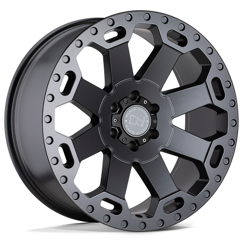 Black Rhino WARLORD MATTE GUNMETAL Alloy Wheel - 20X9 - 8X170 - CB: 125.1 - ET12