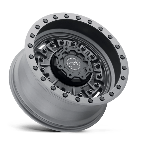 Black Rhino ABRAMS TEXTURED MATTE GUNMETAL Alloy Wheel - 20X9.5 - 6X135 - CB: 87.1 - ET12