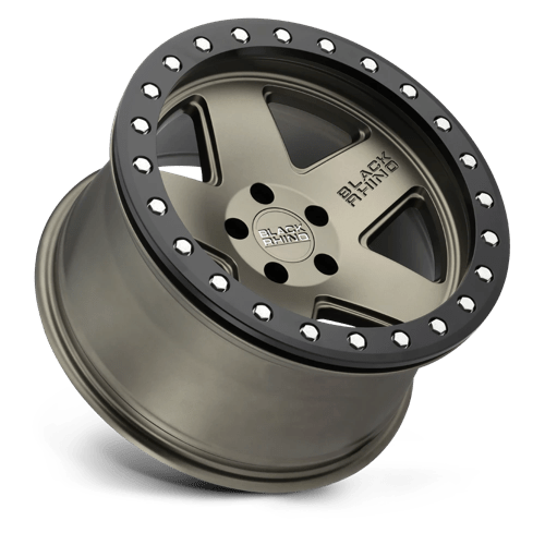 Black Rhino CRAWLER MATTE BRONZE W/ BLACK RING Alloy Wheel - 20X9.5 - 6X139.7 - CB: 112.1 - ET-18