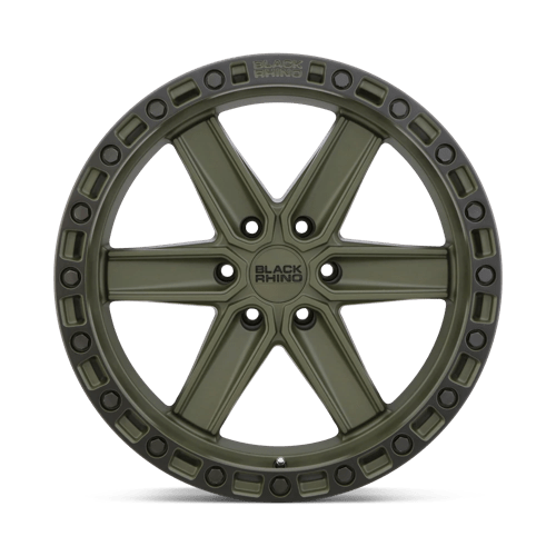 Black Rhino HENDERSON OLIVE DRAB GREEN W/ BLACK RING Alloy Wheel - 20X9.5 - 6X135 - CB: 87.1 - ET0