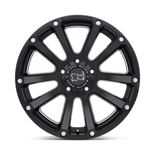 Black Rhino HIGHLAND MATTE BLACK W/ MILLED SPOKES Alloy Wheel - 20X9.5 - 5X139.7 - CB: 78.1 - ET0 Black Rhino HIGHLAND MATTE BLACK W/ MILLED SPOKES Alloy Wheel - 20X9.5 - 5X139.7 - CB: 78.1 - ET0