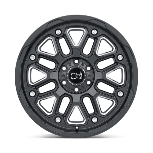 Black Rhino HOLLISTER GLOSS BLACK W/ MILLED SPOKES Alloy Wheel - 20X9.5 - 6X139.7 - CB: 112.1 - ET12 Black Rhino HOLLISTER GLOSS BLACK W/ MILLED SPOKES Alloy Wheel - 20X9.5 - 6X139.7 - CB: 112.1 - ET12