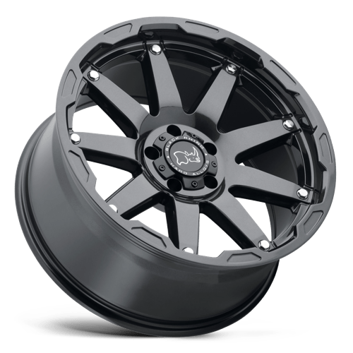 Black Rhino OCEANO GLOSS GUN BLACK W/ STAINLESS BOLTS Alloy Wheel - 20X9.5 - 5X150 - CB: 110.1 - ET12