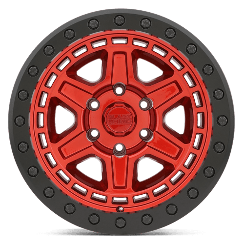 Black Rhino RENO CANDY RED W/ BLACK RING & BOLTS Alloy Wheel - 20X9.5 - 6X135 - CB: 87.1 - ET12
