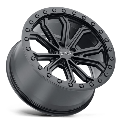 Black Rhino TRABUCO MATTE BLACK Alloy Wheel - 22X10 - 5X112 - CB: 66.56 - ET40