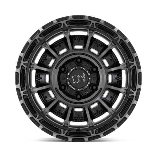Black Rhino LEGION MATTE BLACK GRAY TINT Alloy Wheel - 20X10 - 8X170 - CB: 125.1 - ET-18