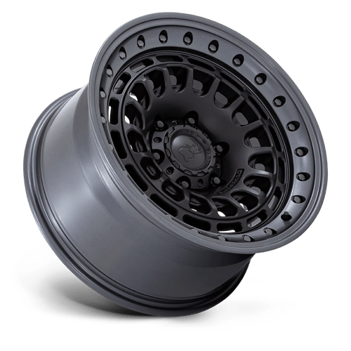 Black Rhino SAHARA MATTE BLACK W/ GUNMETAL LIP Alloy Wheel - 17X9 - 6X114.3 - CB: 66.06 - ET-12