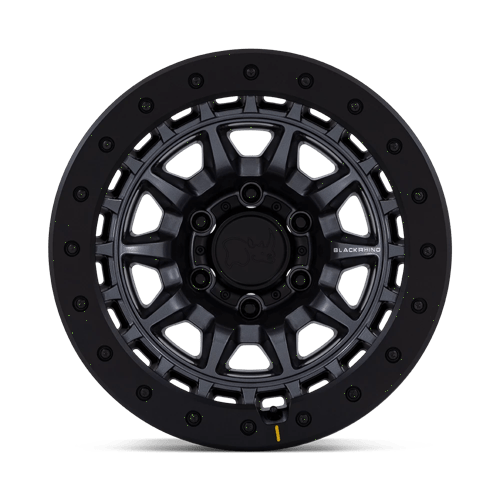 Black Rhino TUSK MATTE GUNMETAL W/ BLACK ROCK GUARD Alloy Wheel - 17X8.5 - 6X135 - CB: 87.1 - ET-10