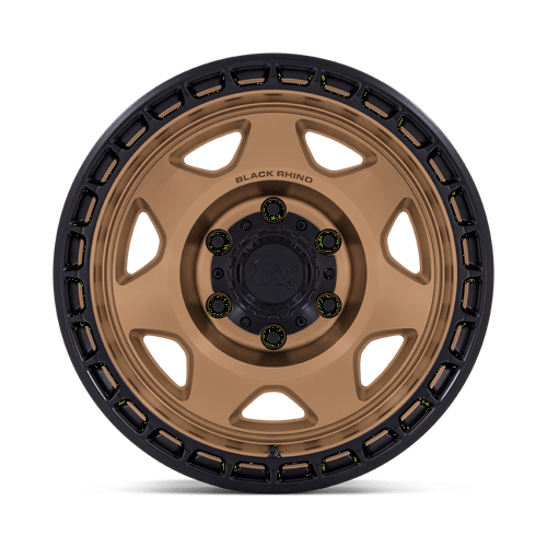 Black Rhino VOYAGER MATTE BRONZE W/ MATTE BLACK LIP Alloy Wheel - 17X8.5 - 6X114.3 - CB: 66.06 - ET0