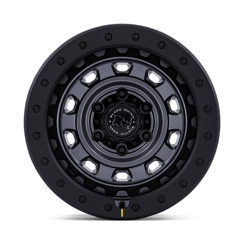 Black Rhino XPLORER MATTE GUNMETAL W/ BLACK ROCK GUARD Alloy Wheel - 17X9 - 6X139.7 - CB: 106.1 - ET-12