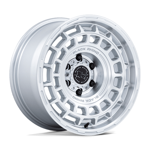 Black Rhino AWOL SILVER W/ MACHINED FACE Alloy Wheel - 17X8.5 - 5X127 - CB: 71.5 - ET25