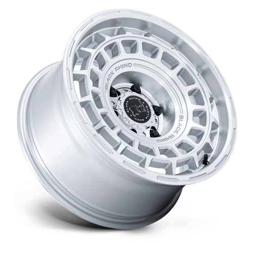 Black Rhino AWOL SILVER W/ MACHINED FACE Alloy Wheel - 17X8.5 - 5X127 - CB: 71.5 - ET25