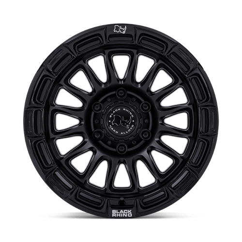 Black Rhino RIVAL MATTE BLACK W/ GLOSS BLACK LIP Alloy Wheel - 17X8.5 - 6X139.7 - CB: 106.1 - ET25