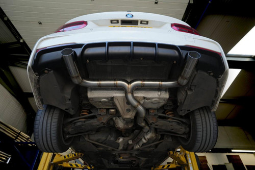 BMW F30/F31/F32/F33/F34 30d 35d N57 "335i / 340i Style" Dual Exit Back Box Rear Silencer Delete Exhaust System (LCI Models Only) BMW F30/F31/F32/F33/F34 30d 35d N57 "335i / 340i Style" Dual Exit Back Box Rear Silencer Delete Exhaust System (LCI Models Only)