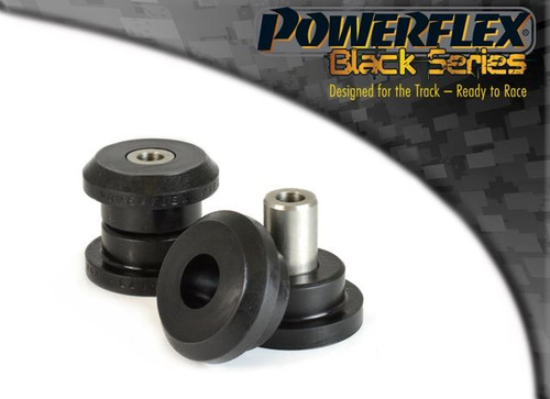 Front Rear Subframe Rear Bush 12mm - 12mm Bore Sleeve - 2 x PFF3-120-12BLK