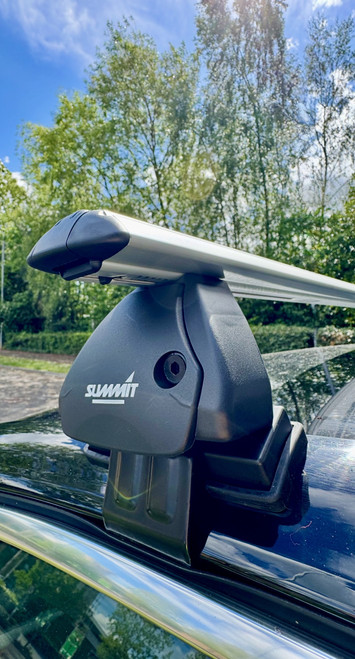 Summit Premium Roof Tent Compatible Aluminium Multi-Fit Roof Bar System - 1.3m - Std Foot - SURT-064