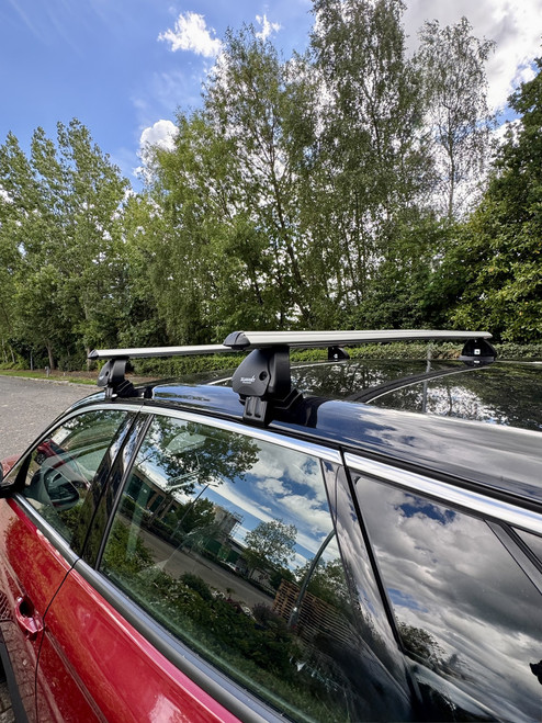 Summit Premium Roof Tent Compatible Aluminium Multi-Fit Roof Bar System - 1.3m - Std Foot - SURT-065
