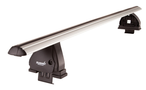 Summit Premium Roof Tent Compatible Aluminium Multi-Fit Roof Bar System - 1.15m - Std Foot - SURT-097