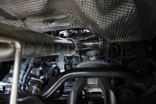 Darkside 2.5" Stainless De-Cat Downpipe for VW Transporter T5 2.5 TDI AXE / AXD