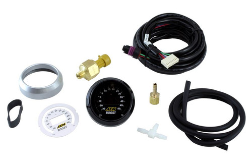 2" AEM 30-50 PSI Electronic Digital Turbo Boost Pressure Gauge
