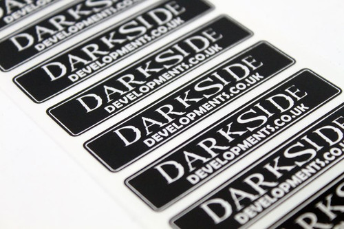 Darkside Developments Black / Silver Foil Stickers