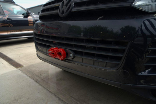 Darkside Front Mount Discrete Winch Plate for VW Touareg 7P Darkside Front Mount Discrete Winch Plate for VW Touareg 7P