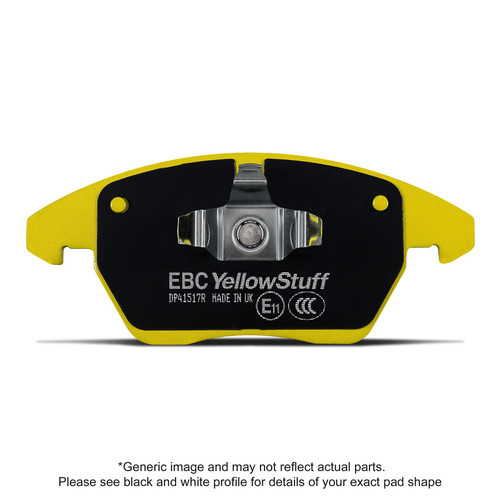 EBC YELLOWSTUFF Front Brake Pad Set for VAG MK7 Golf GTI / R / S3 / Cupra - 7N0698151A