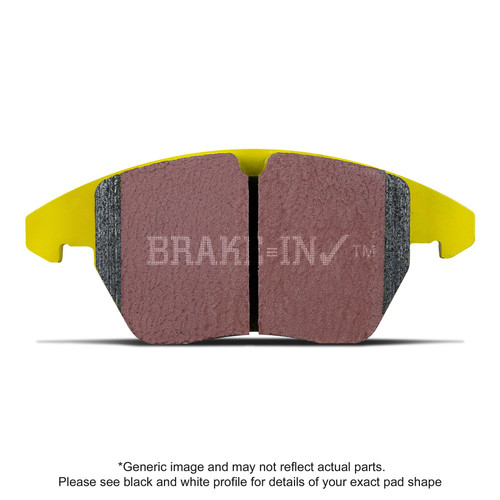 EBC YELLOWSTUFF Front Brake Pad Set for VAG MK7 Golf GTI / R / S3 / Cupra - 7N0698151A EBC YELLOWSTUFF Front Brake Pad Set for VAG MK7 Golf GTI / R / S3 / Cupra - 7N0698151A
