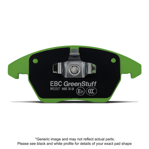 EBC GREENSTUFF Front Brake Pad Set for Audi S1 / TT / Ibiza Cupra- 8J0698151C