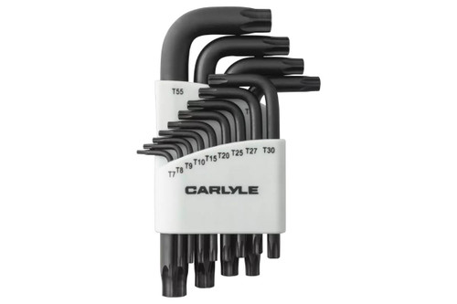 Carlyle 13pc Short Torx / Star Key Set (T7-T55)