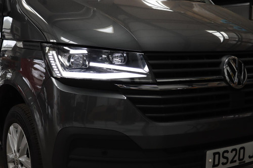 VW Transporter T6.1 LED Headlight Upgrade with DRLs and Dynamic Side Indicator - Black VW Transporter T6.1 LED Headlight Upgrade with DRLs and Dynamic Side Indicator - Black