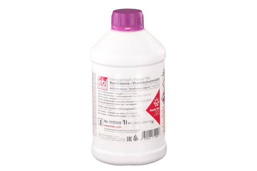 Febi Purple Antifreeze / Coolant G12+ (-35°C Ready Mix) - 1L Bottle - 172009