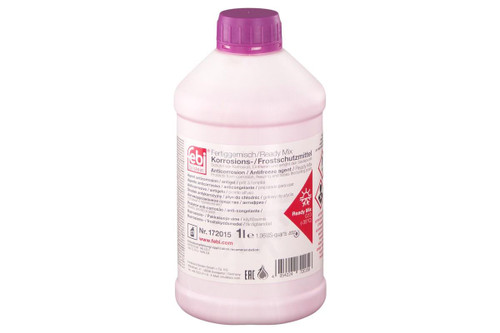 Febi Purple Antifreeze / Coolant G13  (-35°C Ready Mix) - 1L Bottle - 172015