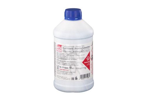 Febi Blue Antifreeze / Coolant G11 (-35°C Ready Mix) - 1L Bottle - 171998