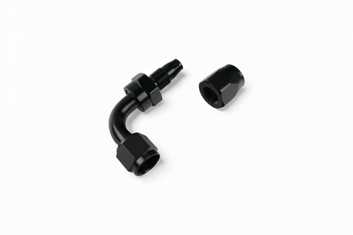 Black AN-8 Swivel 90 Degree Oil Cooler Fitting