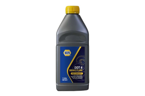 1L of Bottle of NAPA Brake Fluid - Dot 4
