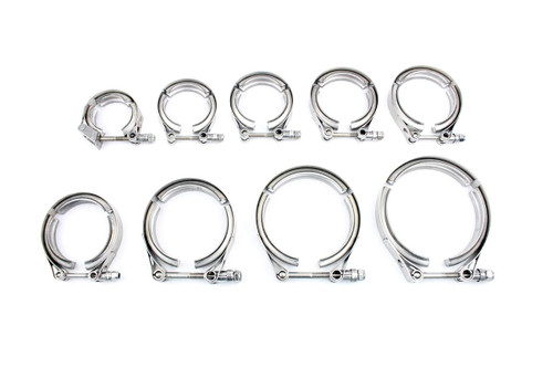Replacement Stainless Steel Exhaust V-Band Clamp (1.5" to 4.0")