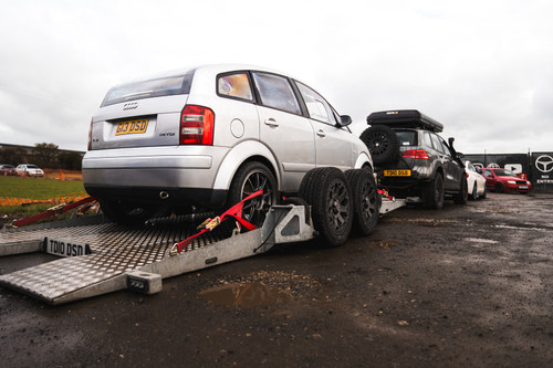 Custom Built Air Suspension Car Transporter Stance Trailer