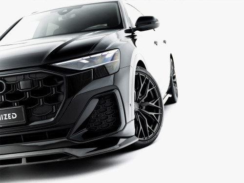Maxton Prepreg Carbon Fiber Front Splitter Audi SQ8 / Q8 S-Line Mk1 Facelift Maxton Prepreg Carbon Fiber Front Splitter Audi SQ8 / Q8 S-Line Mk1 Facelift