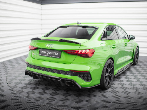 Maxton Carbon Fiber Rear Side Splitters V.2 Audi RS3 Sedan 8Y