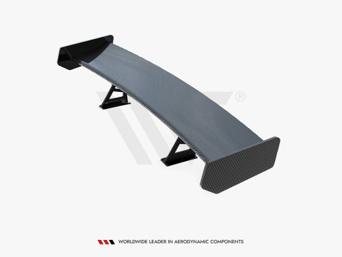 Maxton Carbon Spoiler With Internal Brackets Uprights BMW 3 Coupe E46