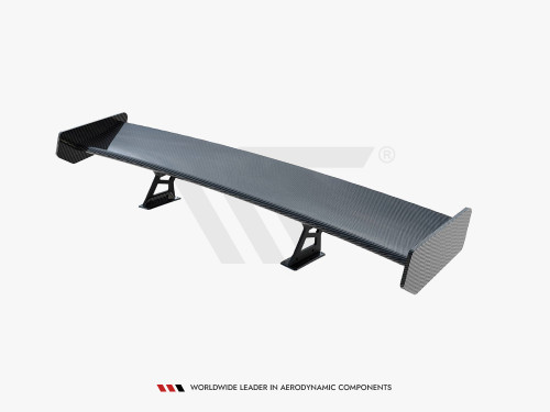 Maxton Carbon Spoiler With Internal Brackets Uprights BMW 3 Coupe E46