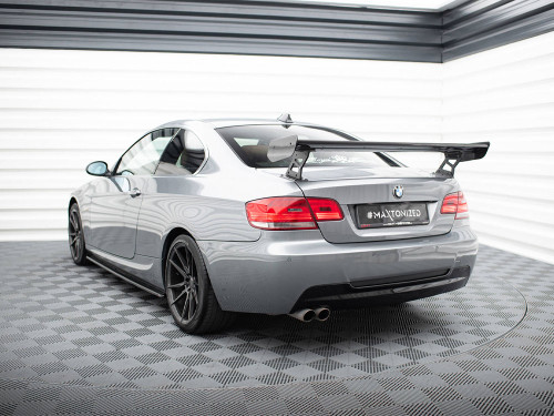 Maxton Carbon Spoiler With External Brackets Uprights BMW 3 / M3 Coupe E92