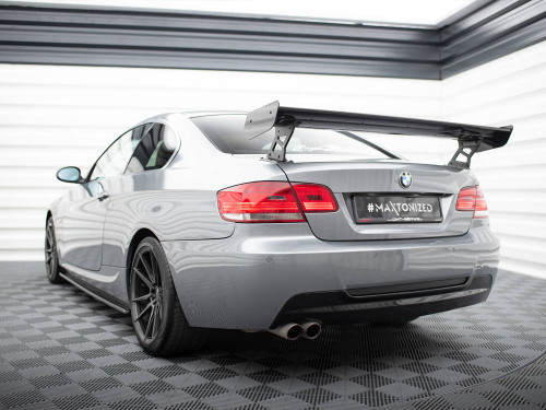 Maxton Carbon Spoiler With External Brackets Uprights BMW 3 / M3 Coupe E92