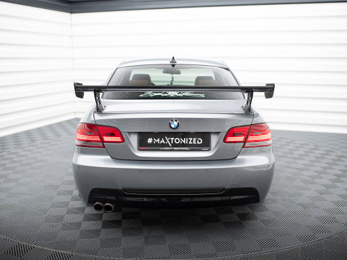 Maxton Carbon Spoiler With External Brackets Uprights BMW 3 / M3 Coupe E92