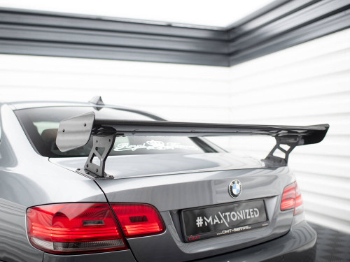 Maxton Carbon Spoiler With External Brackets Uprights BMW 3 / M3 Coupe E92